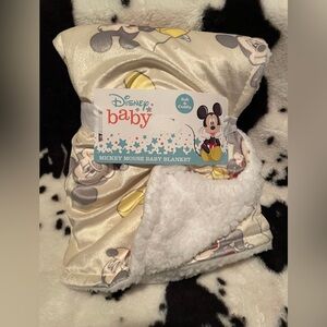 Disney Baby Mickey Mouse Baby Blanket NWT